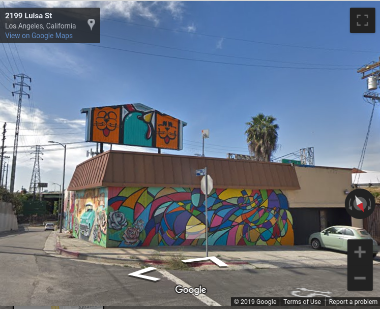 Google Street view of new Lincoln Heights brewery site